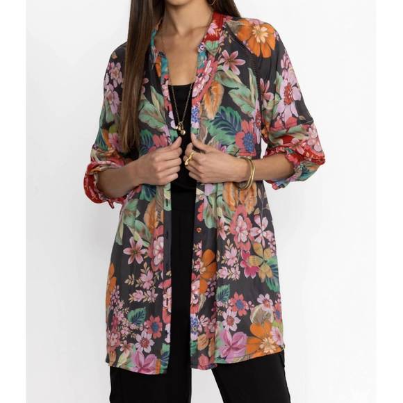 NEW JOHNNY WAS lapham adonia tunic in multi - Picture 2 of 3